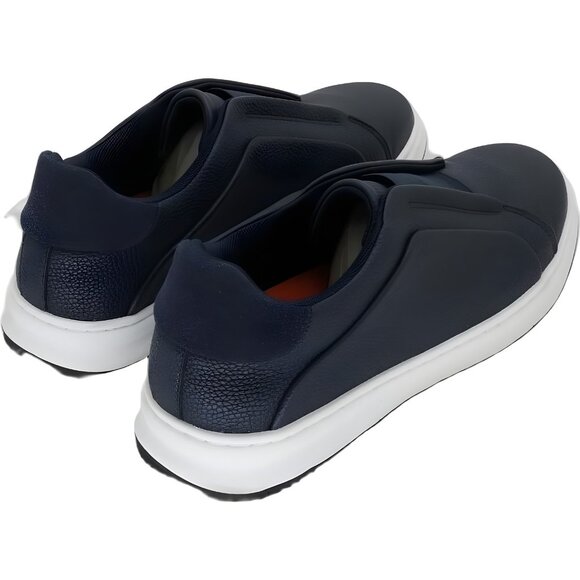 Vance Co. Matteo Men's Navy Slip On Sneakers Size 10.5M - Fast Shipping - Picture 3 of 6